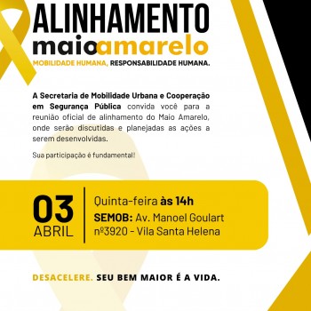 Maio Amarelo 2025